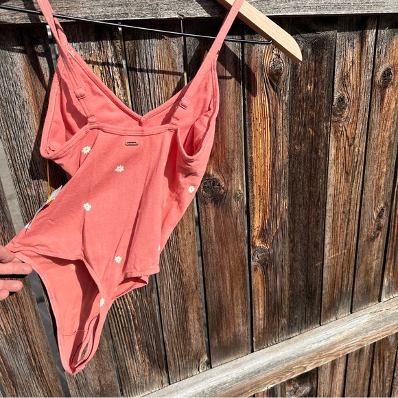 “You’re Doing Great” Victorias Secret Thong Bodysuit w/ Floral Design ( XS) - Picture 7 of 9